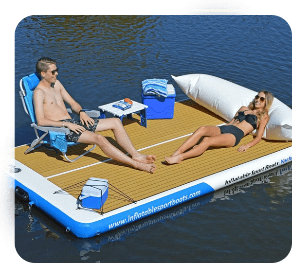 inflatable water islands