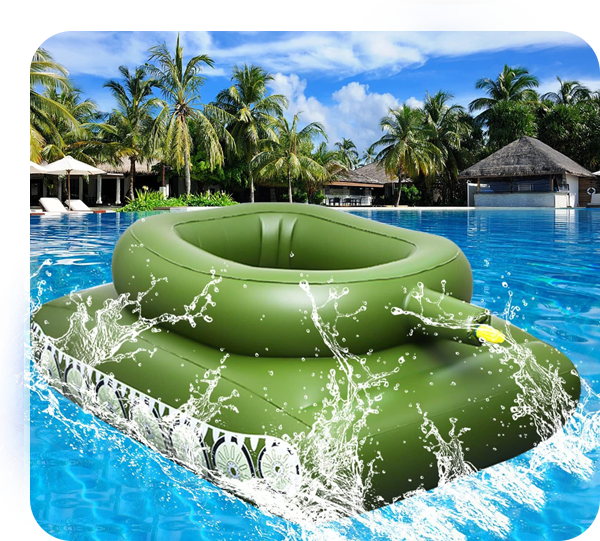 inflatable water islands